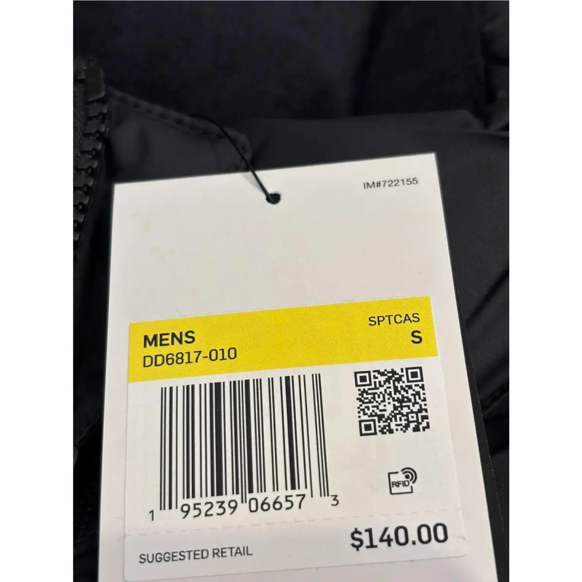 Nike clothing - Nike Sportswear Storm-fit Windrunner Vest - Black / White (UPC: 195239066573) 1