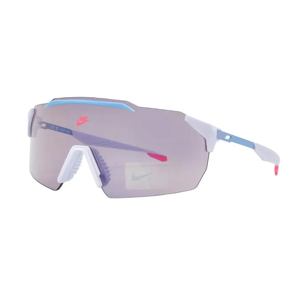 Nike IB3521X-538 Amethyst Tint Limitless Shield Sunglasses W/blue Flash Lens