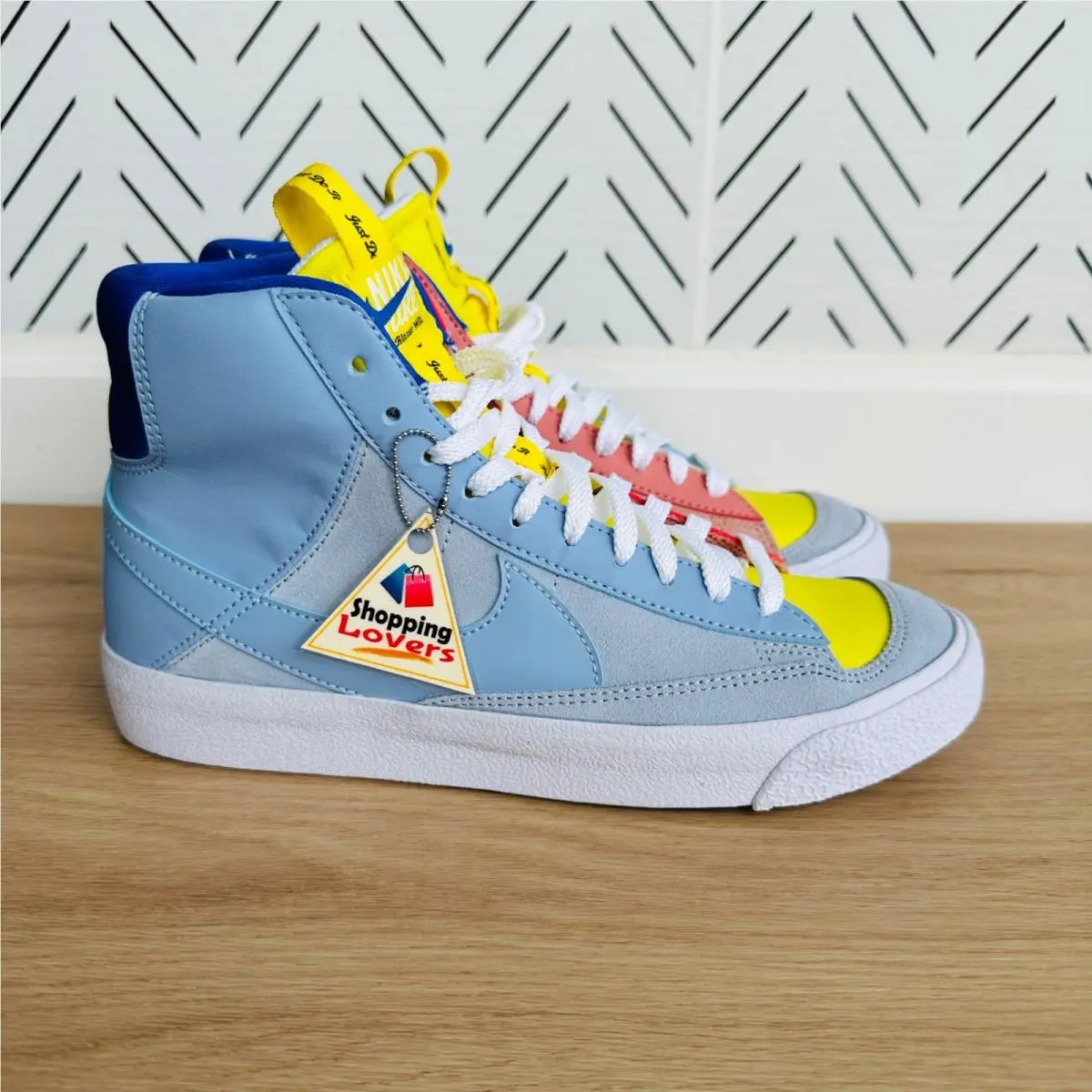 Nike shoes - Nike Blazer Mid 77 - Blazer Mid - Blue Orange (UPC: 196608426738) 8