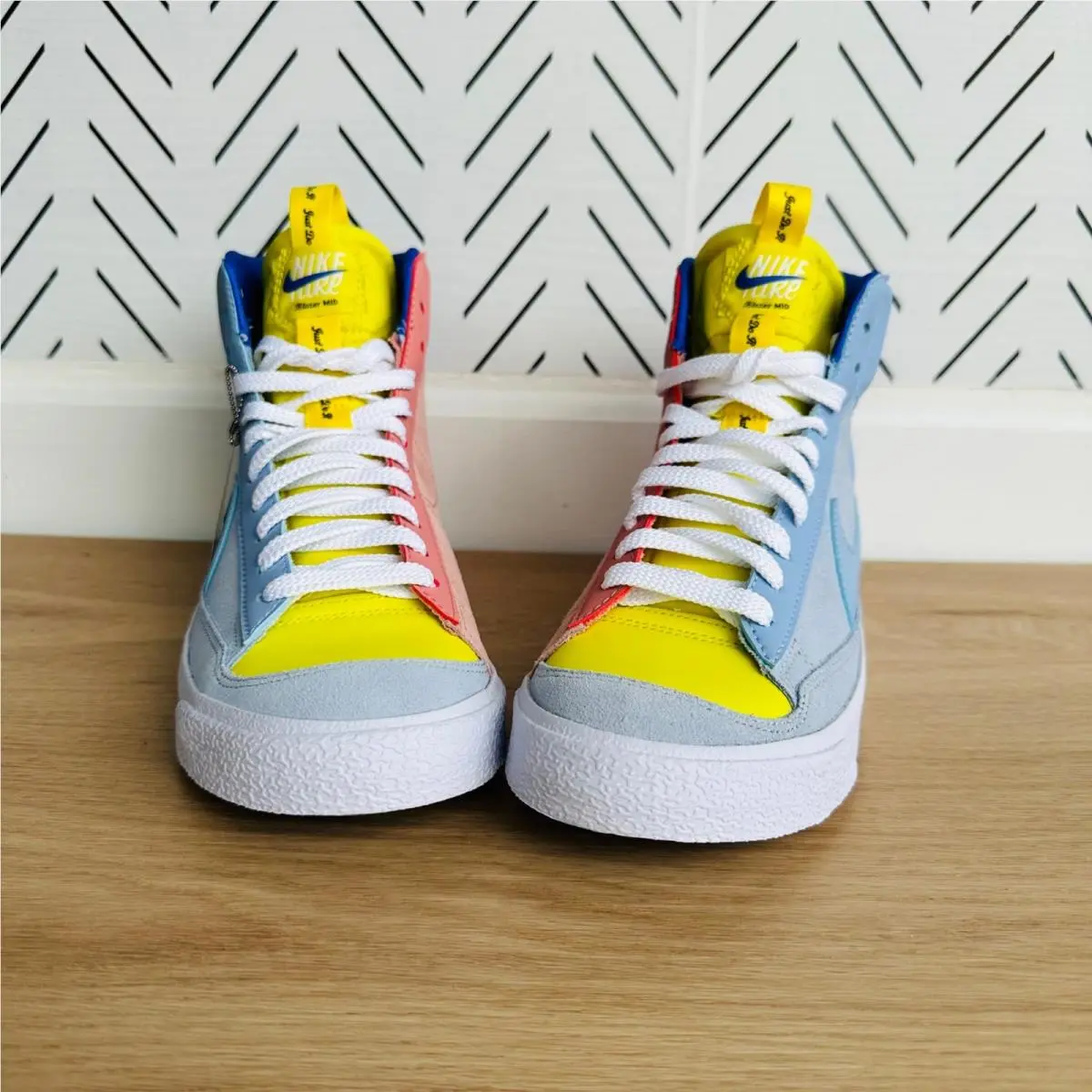 Nike shoes - Nike Blazer Mid 77 - Blazer Mid - Blue Orange (UPC: 196608426738) 3