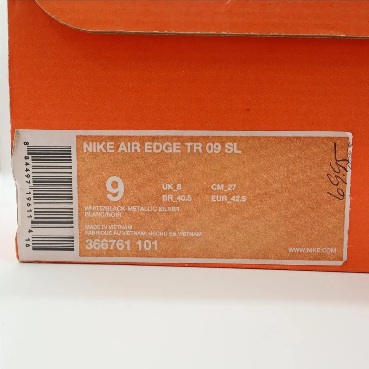 Nike shoes - Nike Air Edge TR 09 SL - White 6