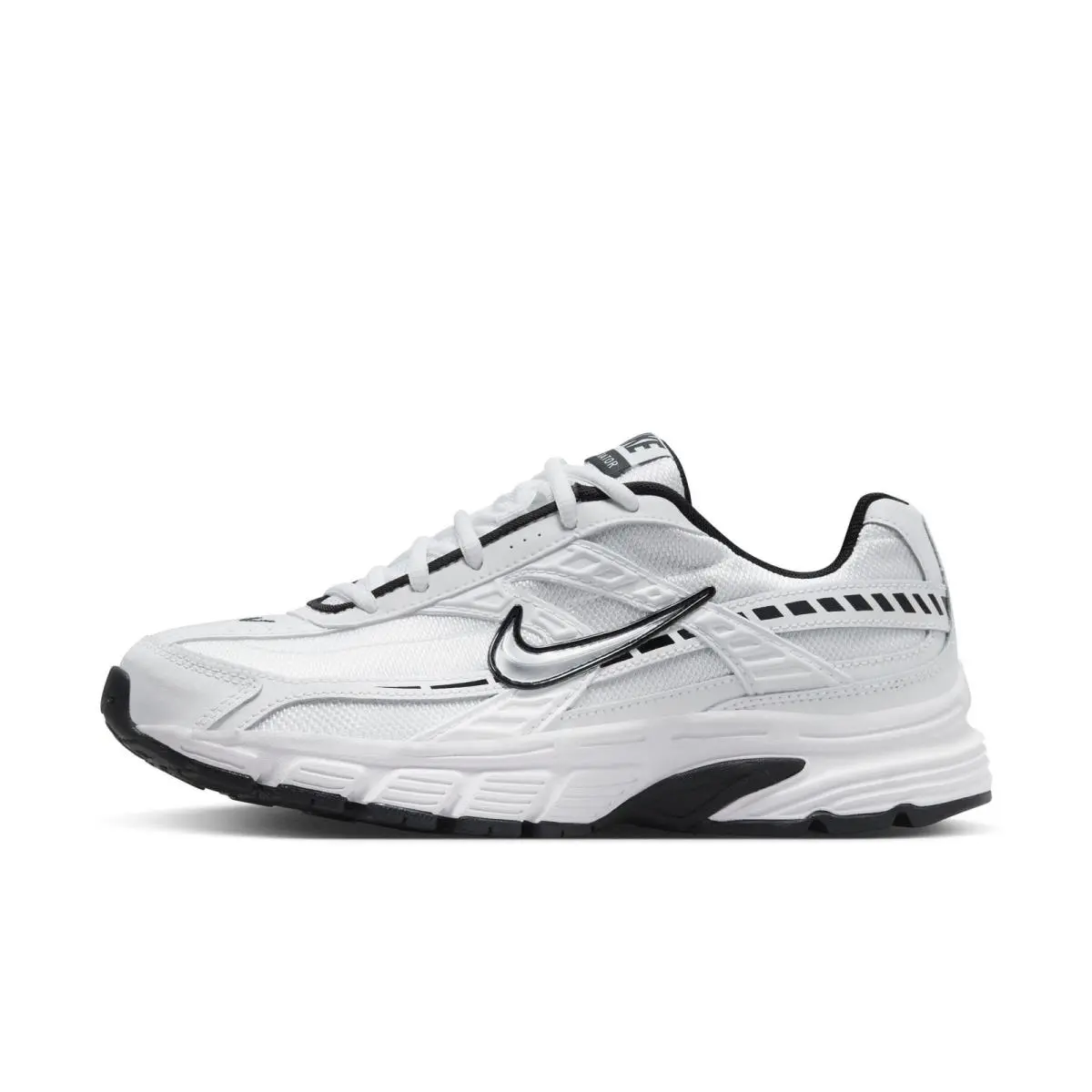Nike Women`s Initiator Shoes White/metallic Silver-white-black 9