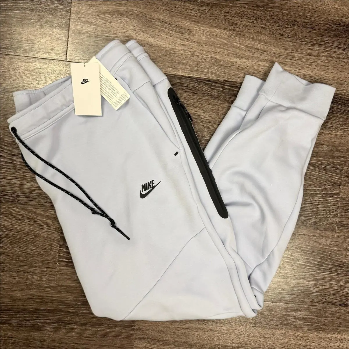 Nike Tech Fleece Ghost/black Joggers Men`s Size 3XL Tapered HV0959-057