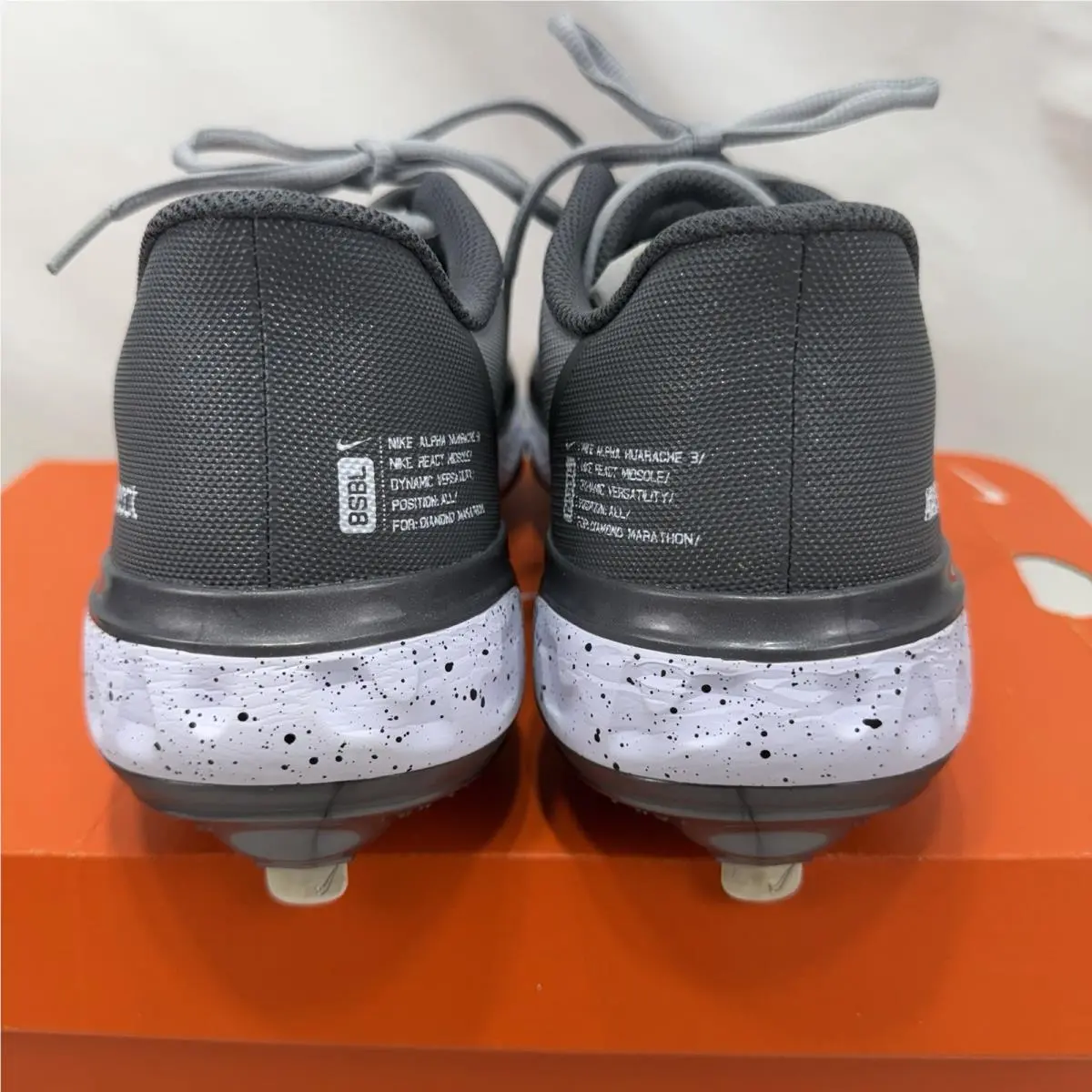 Nike shoes - Nike Alpha Huarache Elite 3 - CK0746 - Gray 2