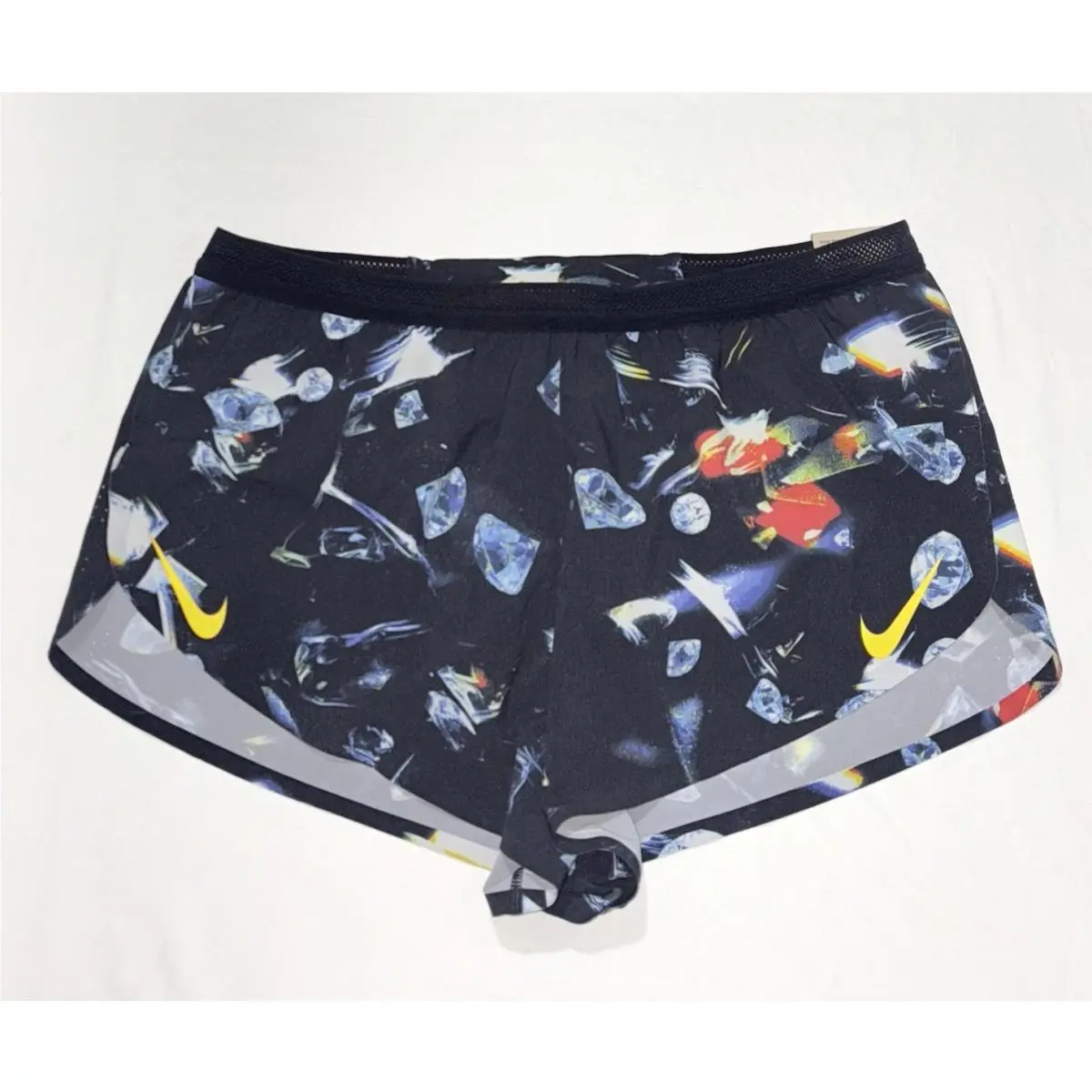 Nike Men`s Dri-fit Adv Aeroswift Printed 2`` Brief-lined Shorts Size Large