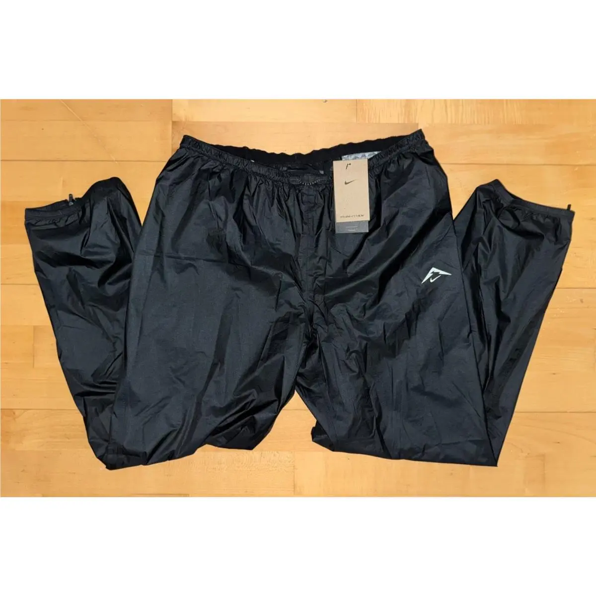 Mens  Trail Wind Storm Fit-adv Waterproof Running Pants HV2159 Black M by Nike