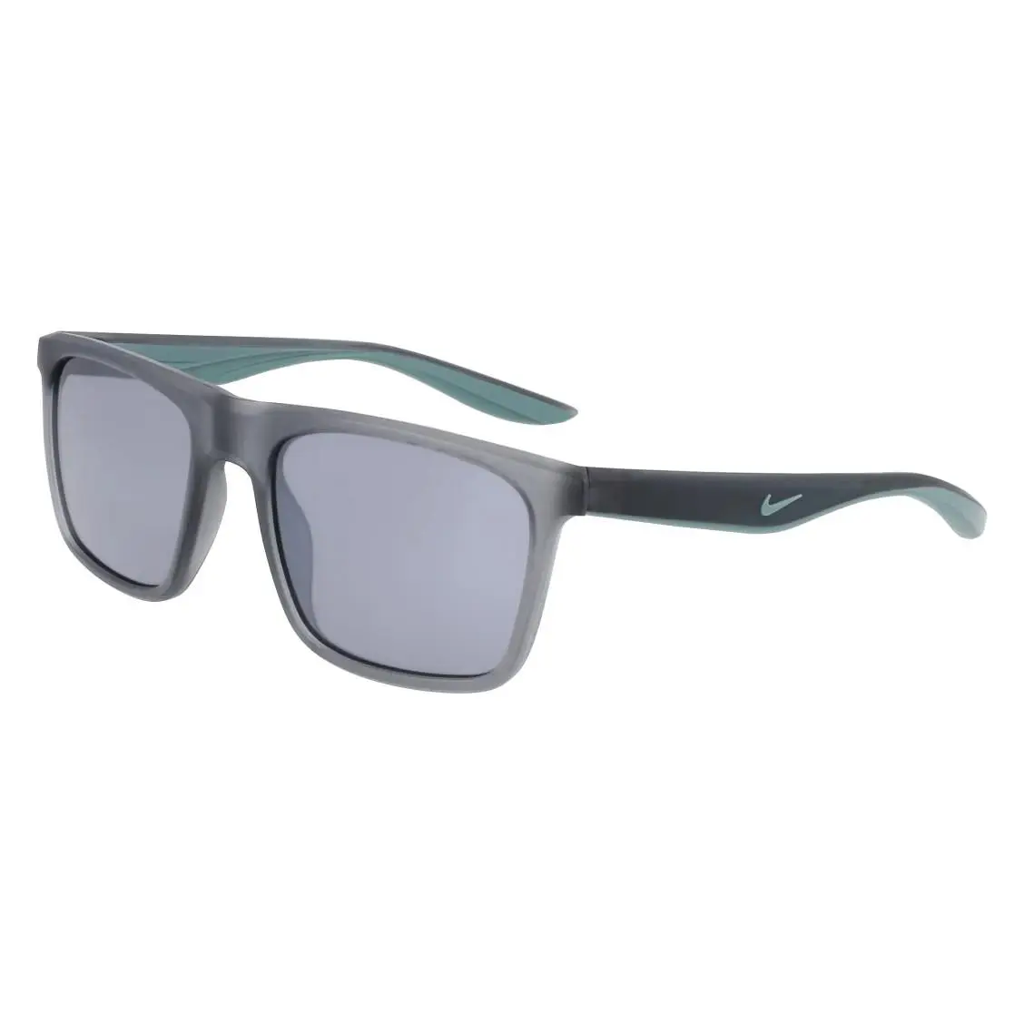 Nike DZ7372 021 Matte Dark Grey Chak Sunglasses with Silver Flash Lenses