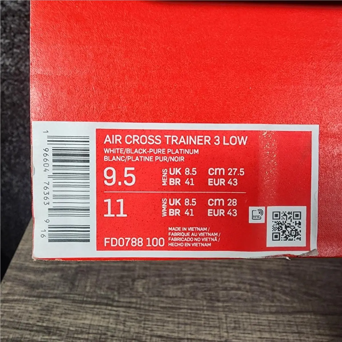 Nike shoes - Nike Air Cross Trainer - Air Cross Trainer - White 6