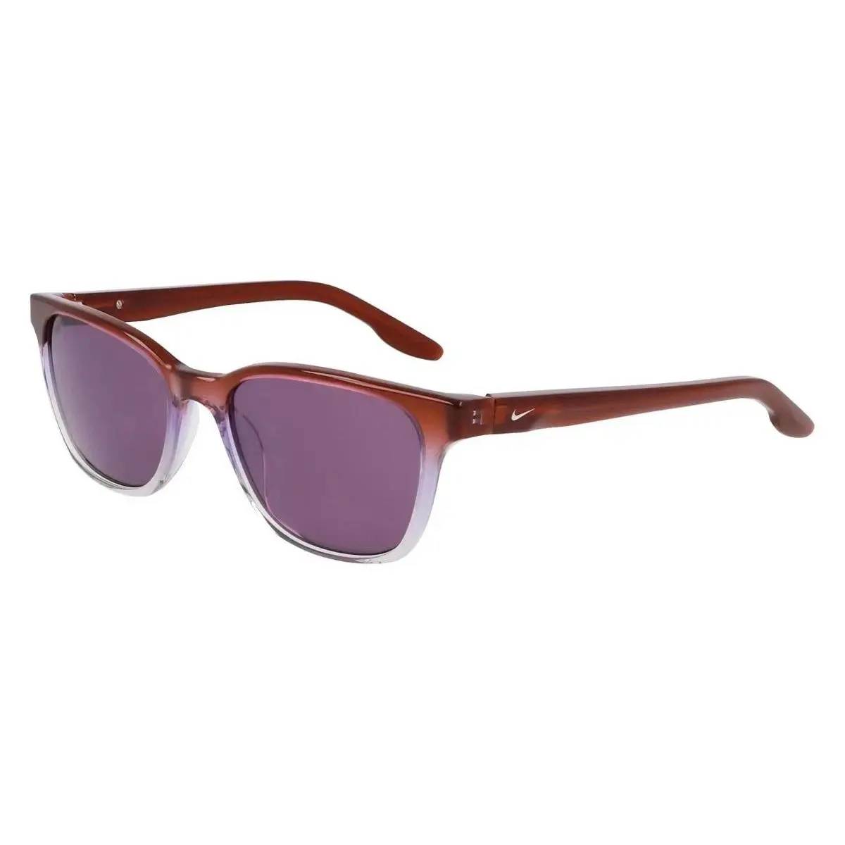 Nike EV24047-601 Dark Russet Gradient Eclipse Shadow Sunglass W/lilac Lens