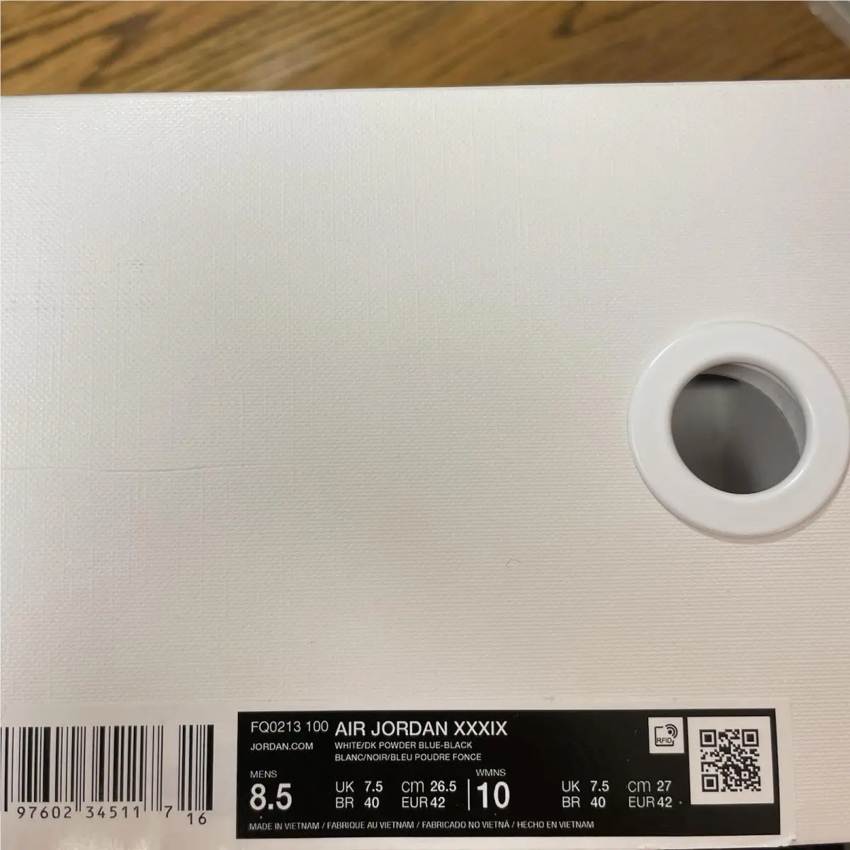 Nike shoes - Air Jordan 39 - Air - FQ0213-100 - White 6