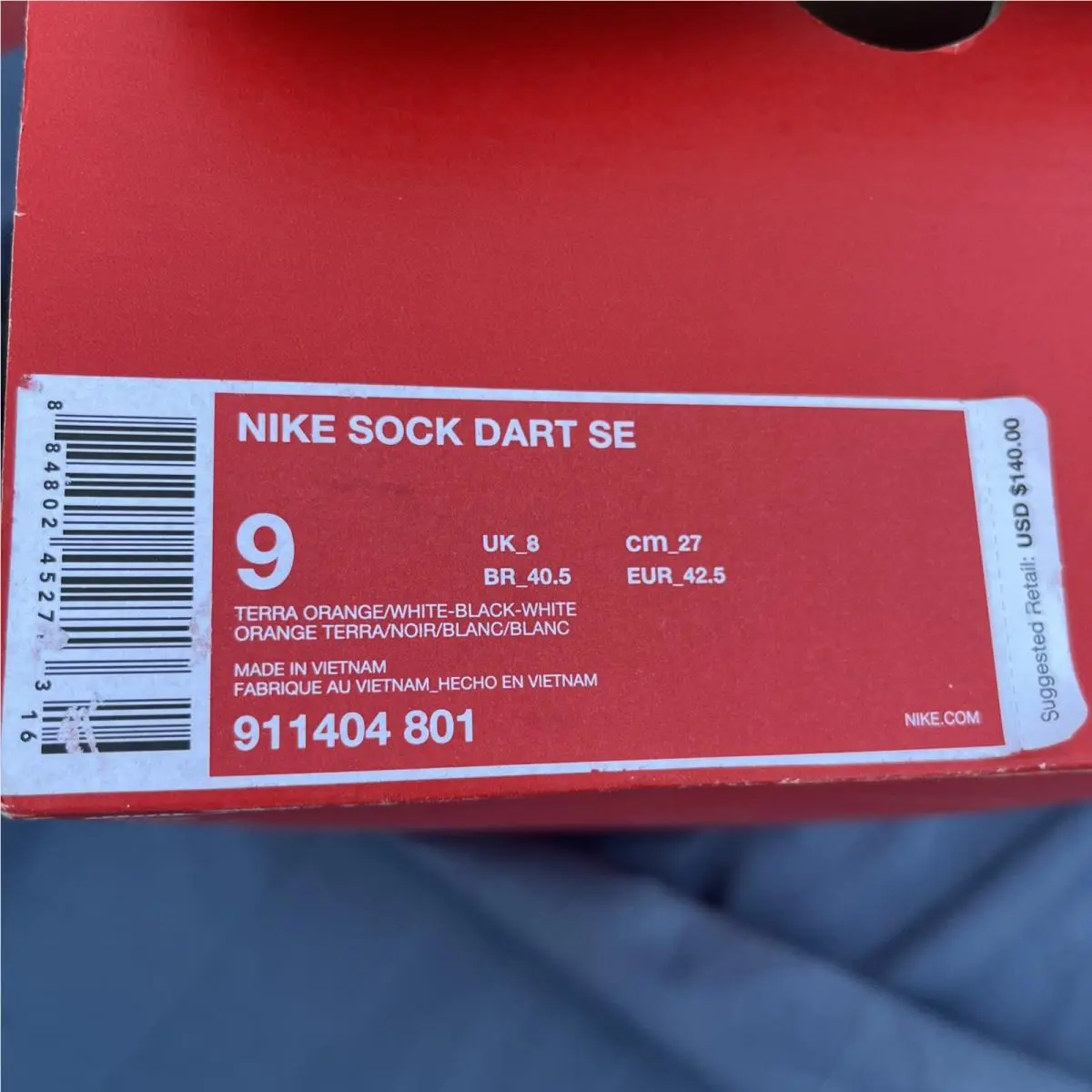 Nike shoes - Nike Sock Dart - Sock Dart - Orange 2