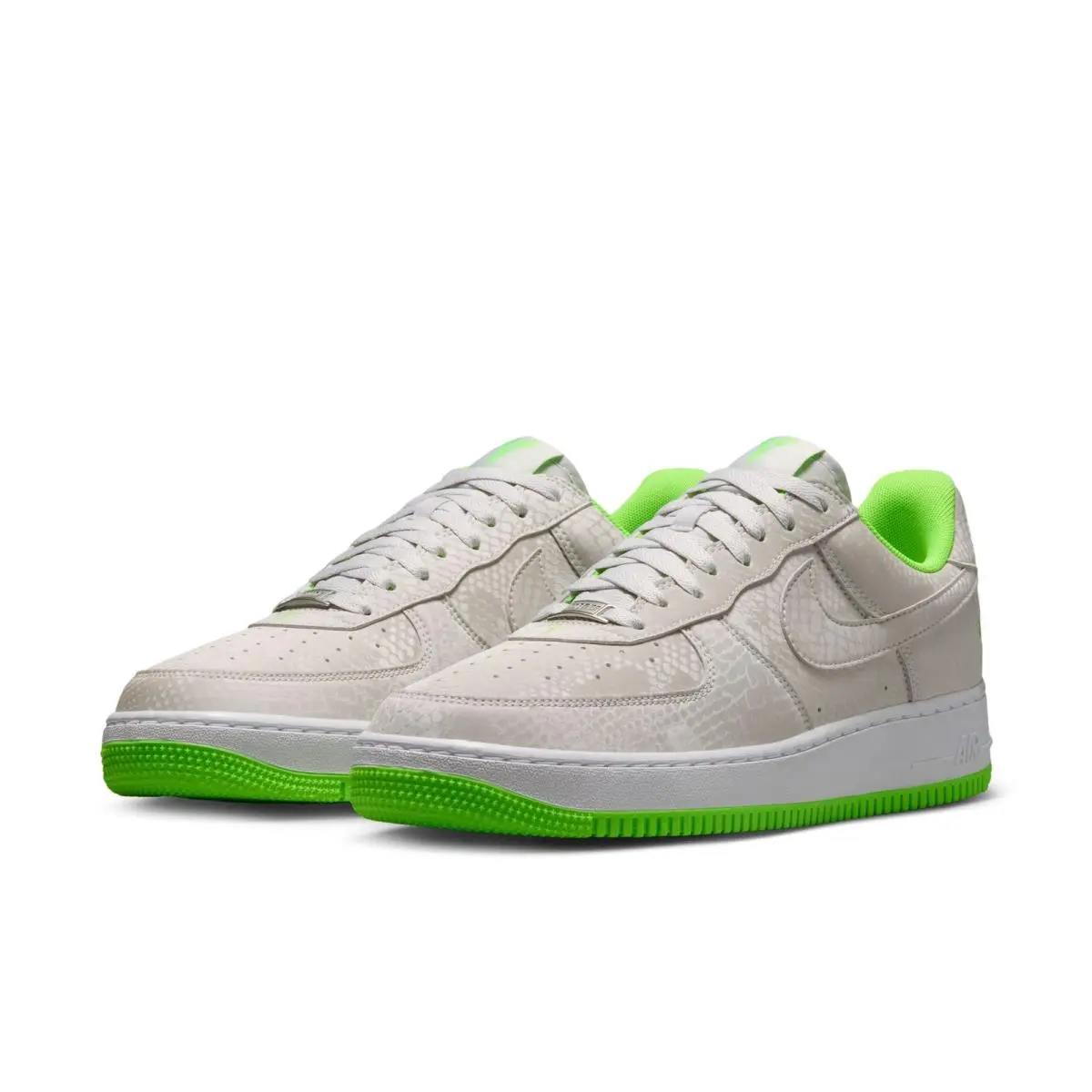 Mens Nike Kobe Air Force 1 Low IB0018-006 Vast Grey/electric Green-white-size 10