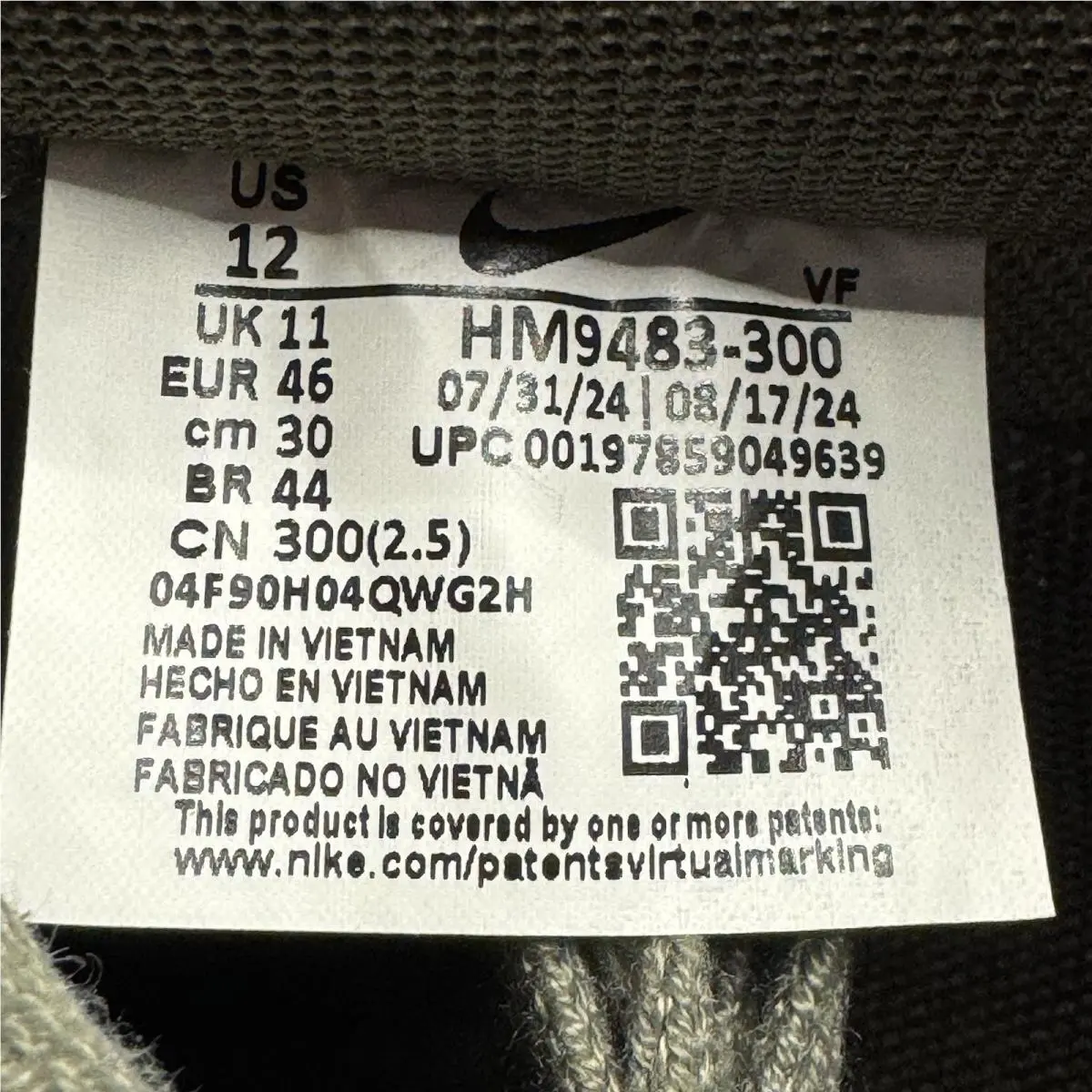 Nike shoes - Nike Air Force 1 - Air Force - HM9483-300 - Green, Manufacturer: Light Army/Cargo Khaki/Light Army 5