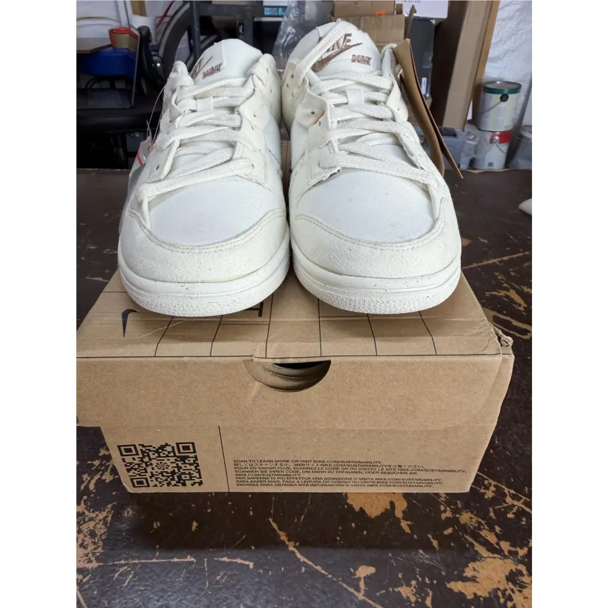 Nike shoes - Nike Dunk Low - Dunk Low - DH4402-100 - Pale Ivory 1