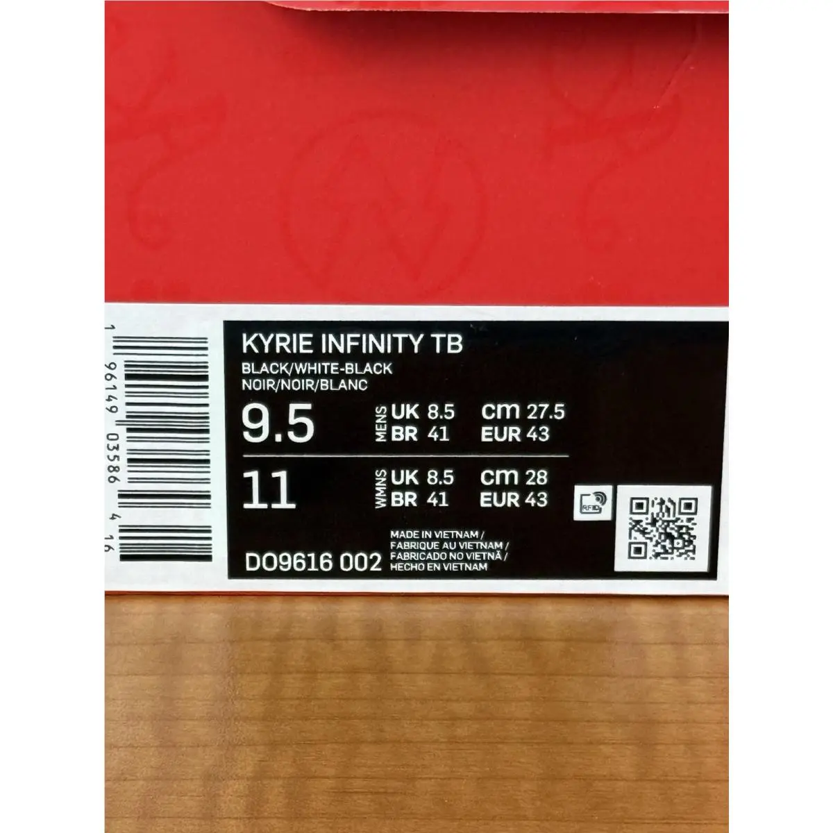 Nike shoes - Nike Kyrie Infinity - Kyrie Infinity - Black 2