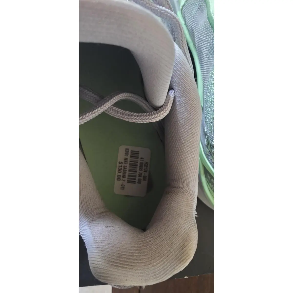 Nike shoes - Nike LT - Light Smoke Grey/Fresh Mint/Vapor Green (UPC: 197859251438) 6