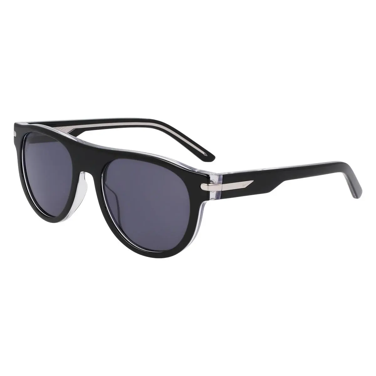 Nike Men`s Crescent Iii 52 mm Black Grey Sunglasses EV24019-010-52