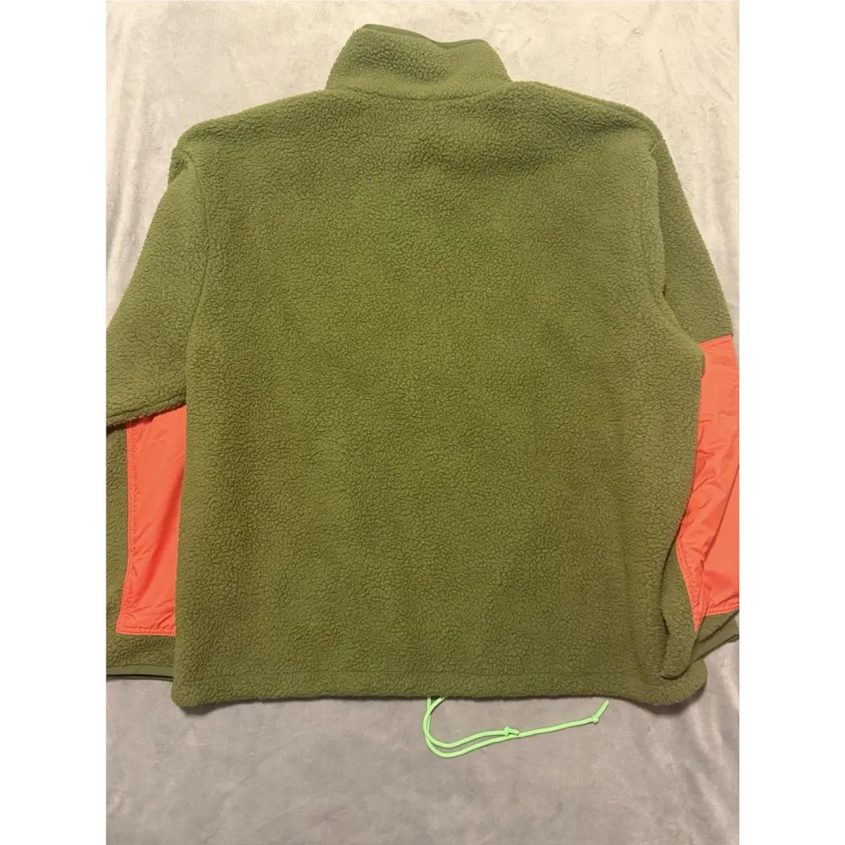 Nike clothing - Nike Sportswear Sport Essentials+ Jacket - DD5021-326 - Green / Orange 5