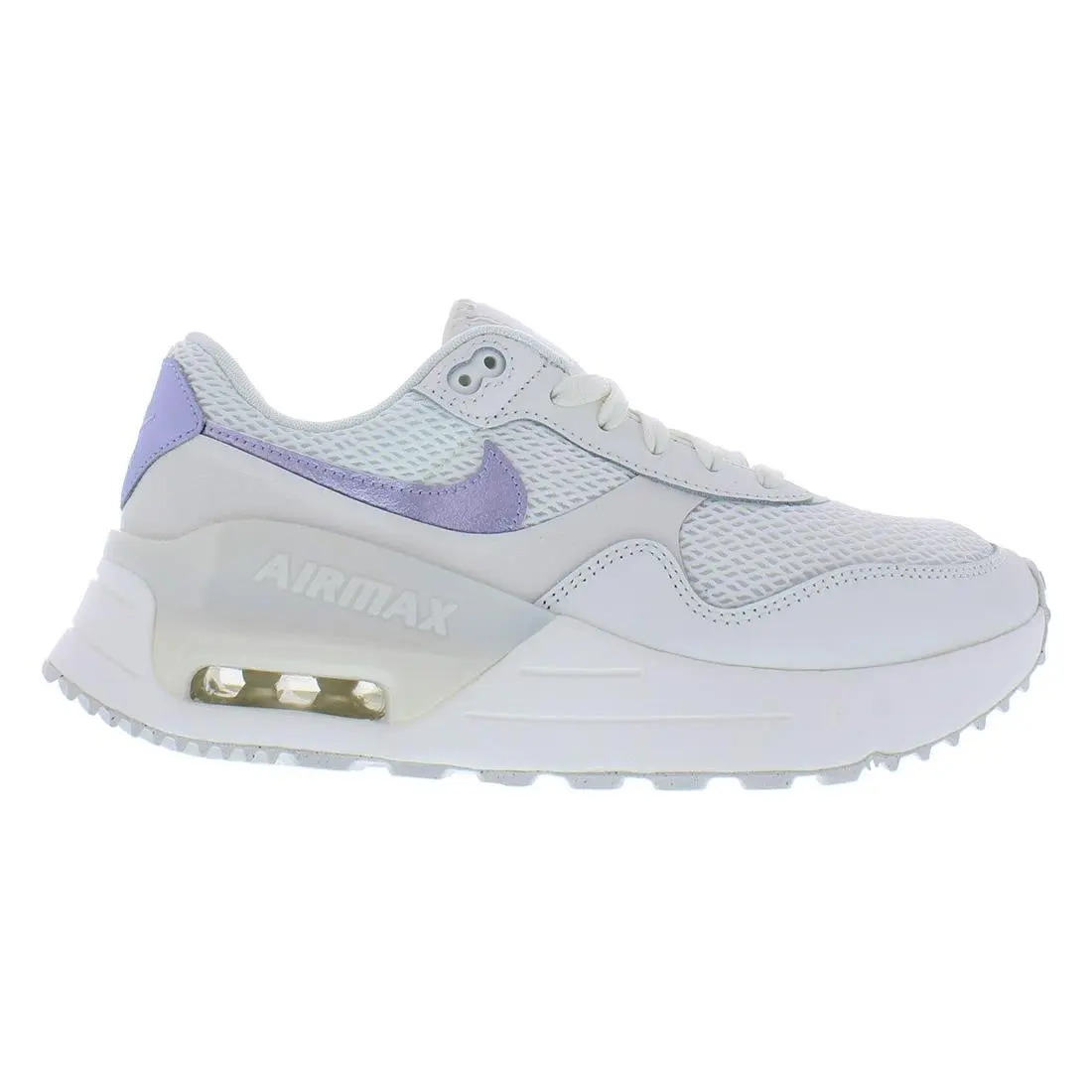 Nike Air Max System Unisex Shoes Size 8 Color: Sail/oxygen Purple/phantom