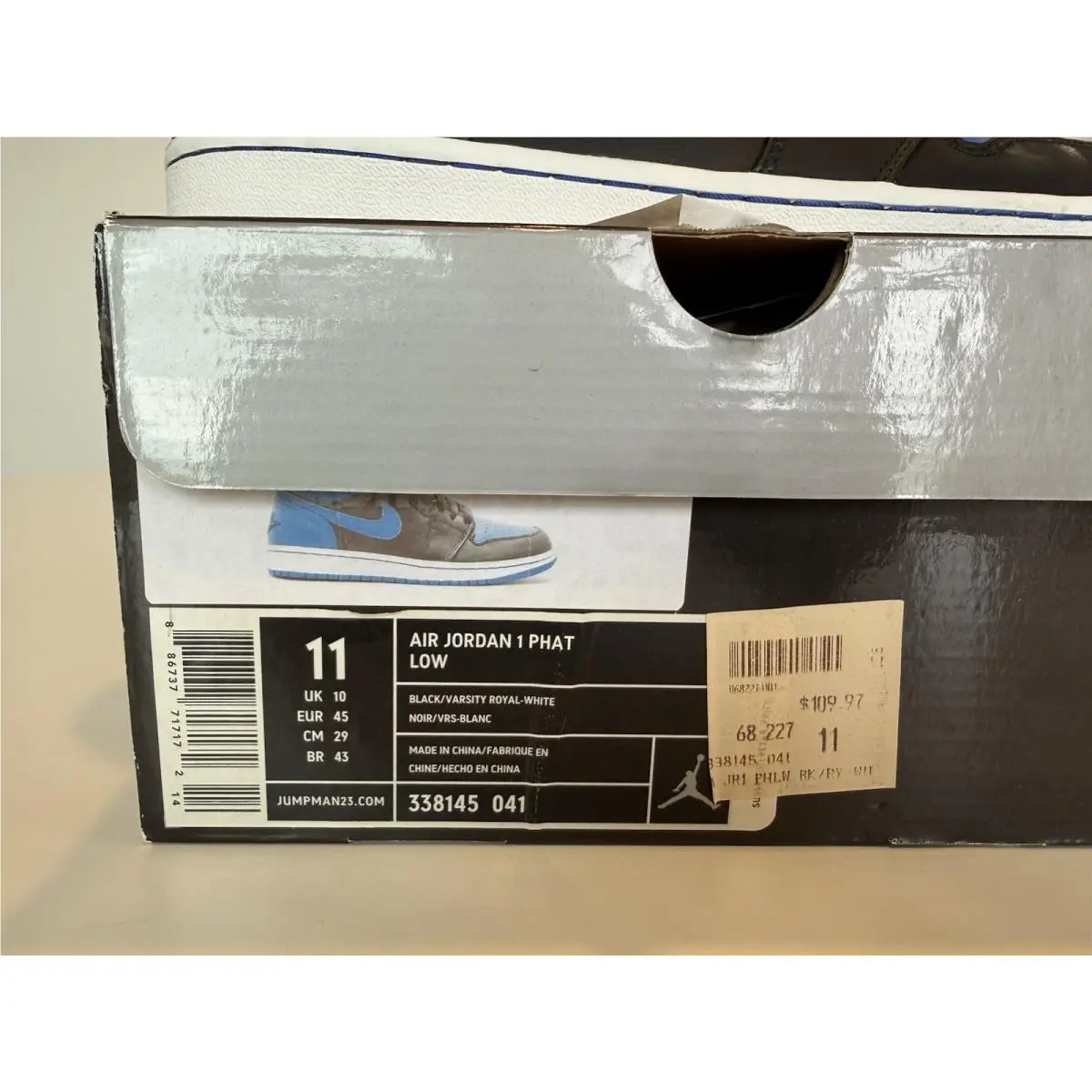 Nike shoes - Air Jordan 1 Low - Air Low - 338145-041 - Blue 0