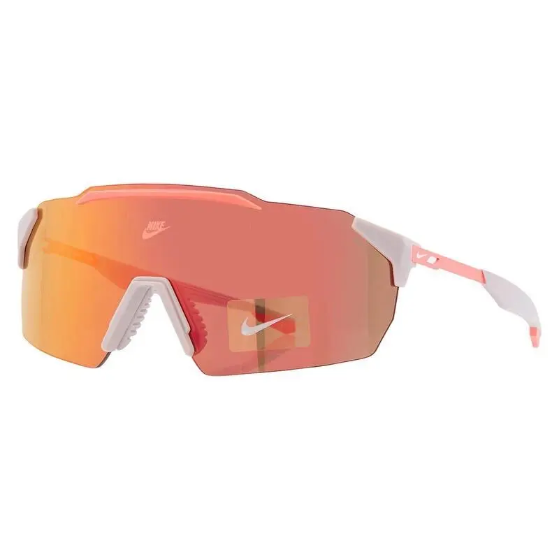 Nike IB3521X-009 College Grey Limitless Shield Sunglasses W/orange Mirror