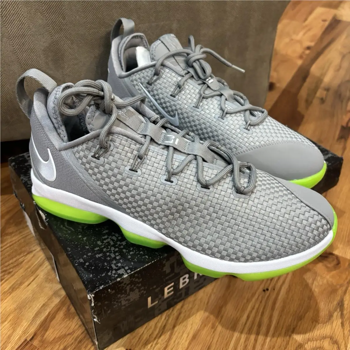 Nike shoes - Nike LeBron 14 - LeBron - 878636-005 - Gray 0