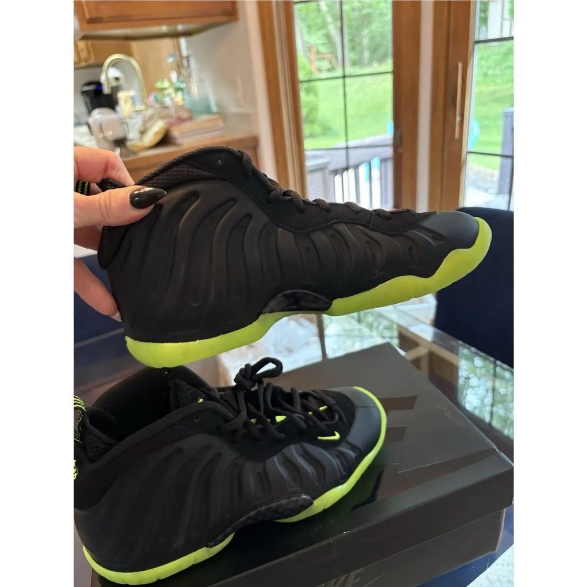 Nike shoes - Nike Little Posite - Little Posite - Black 4