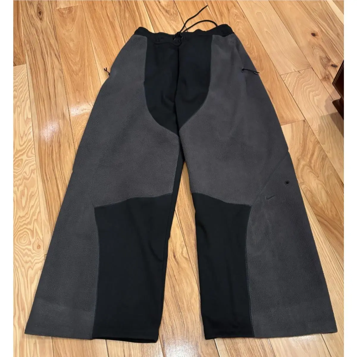 Tech Boreas Knit Open-hem Pants Black Anthracite IB3365 010 Large by Nike
