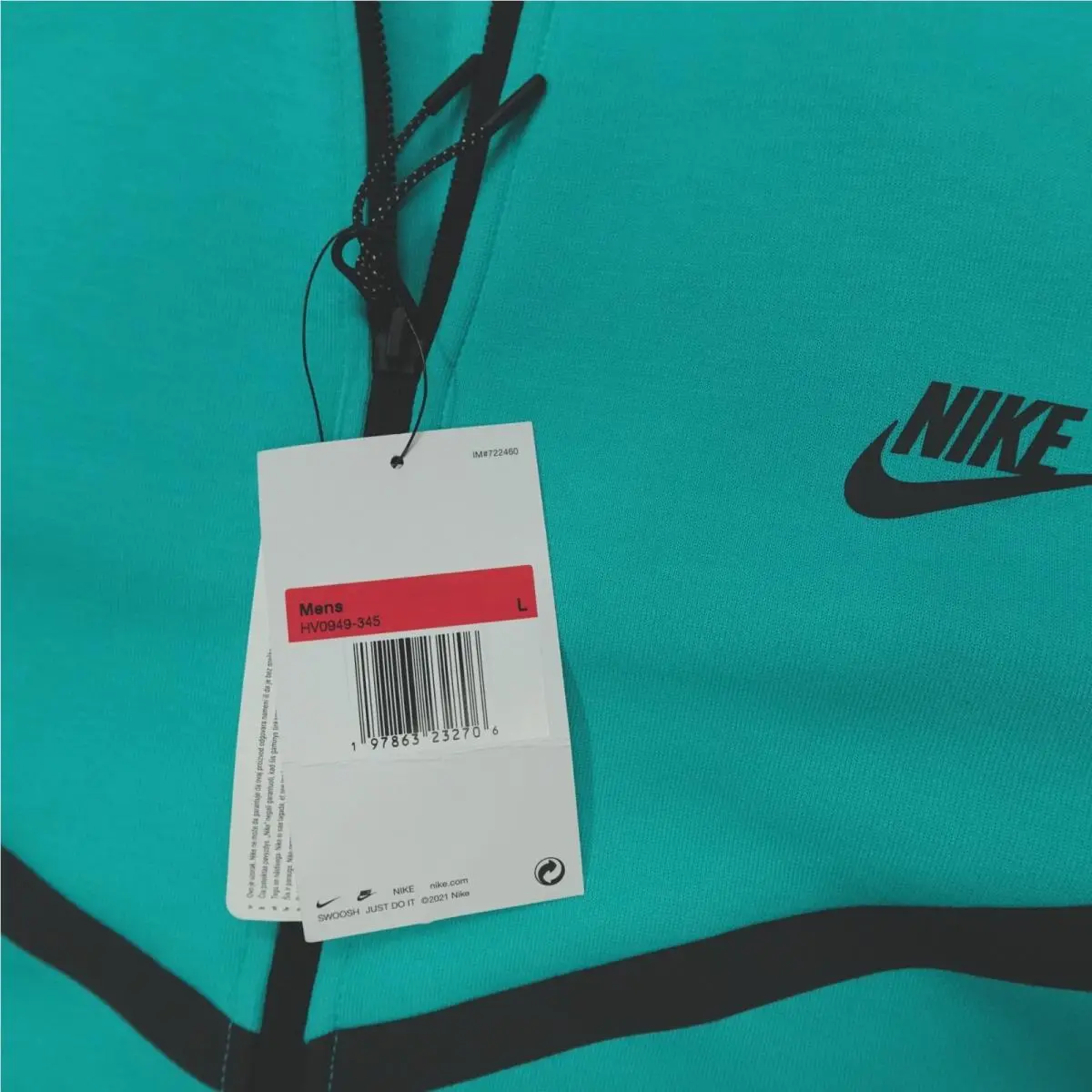 Nike clothing - HV0949-345 - HV0949-345 - Teal 1