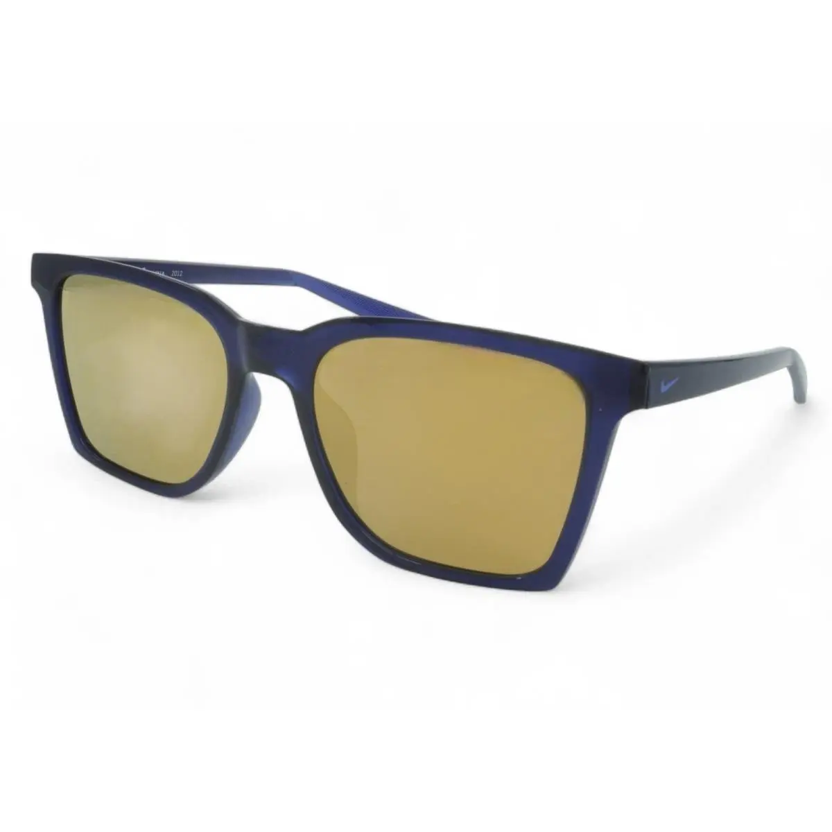 Nike CT8105-410 Midnight Navy Blue Bout Sunglasses with Gold Mirror Lenses