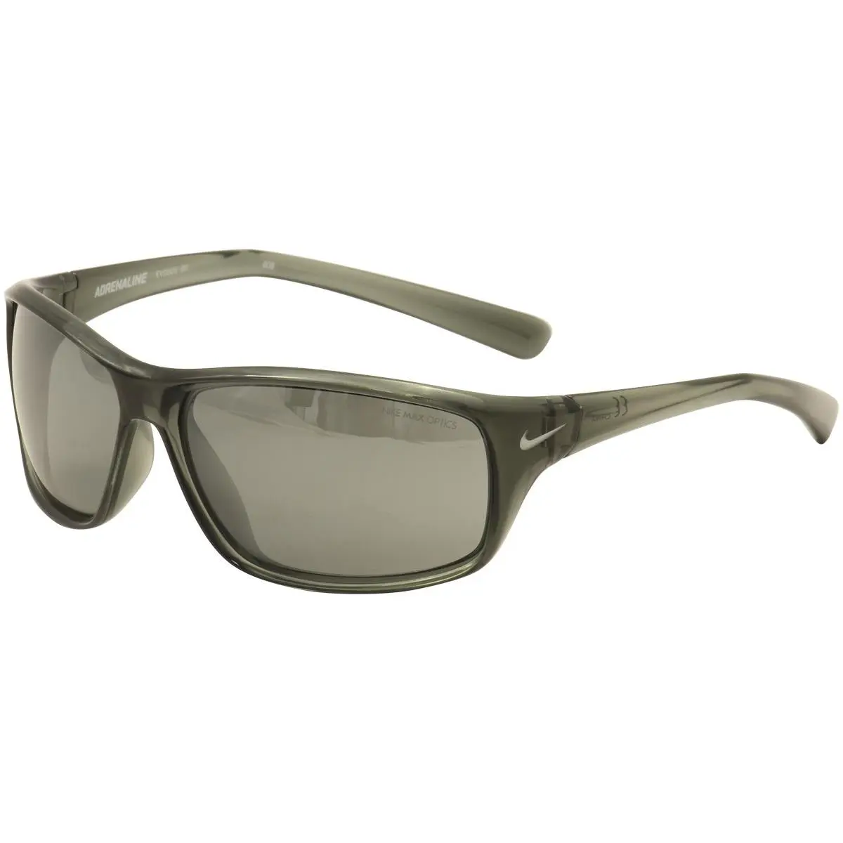 Nike Adrenaline EV0605 001 Sunglasses Men`s Mercury/grey/silver/grey Lenses 64mm