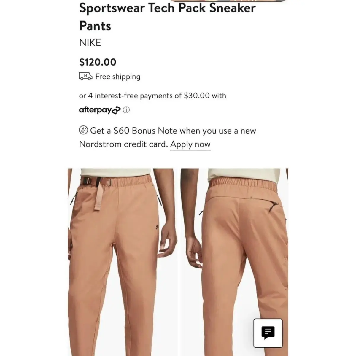 Nike clothing - Sportswear Tech - Sportswear Tech - Mineral Clay/Black (UPC: 195868474305) 8