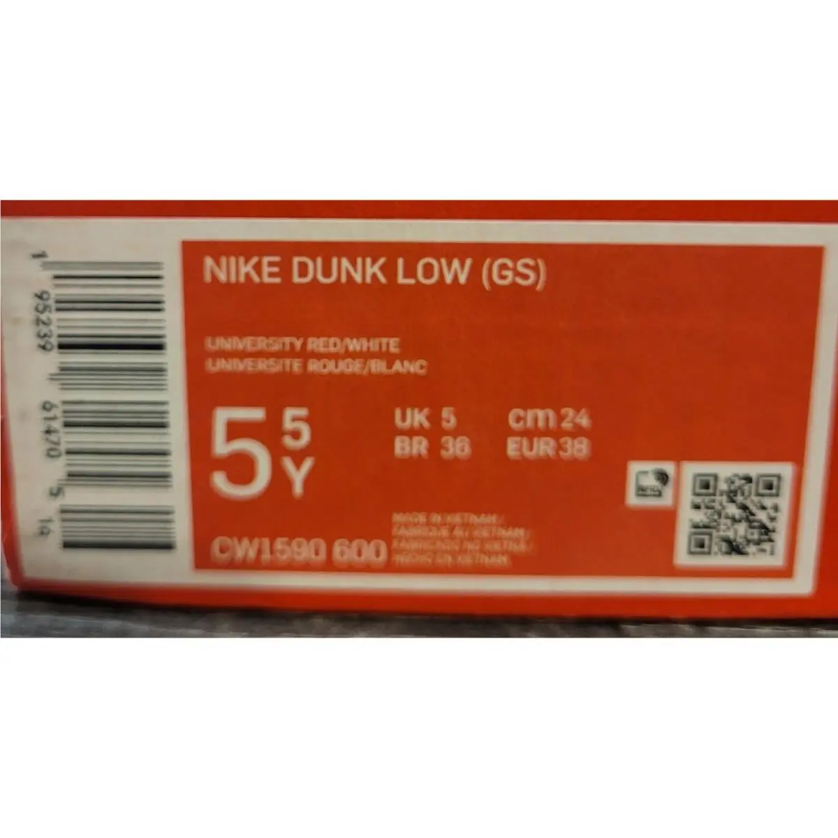 Nike shoes - Nike Dunk Low GS - Dunk Low - Red 7