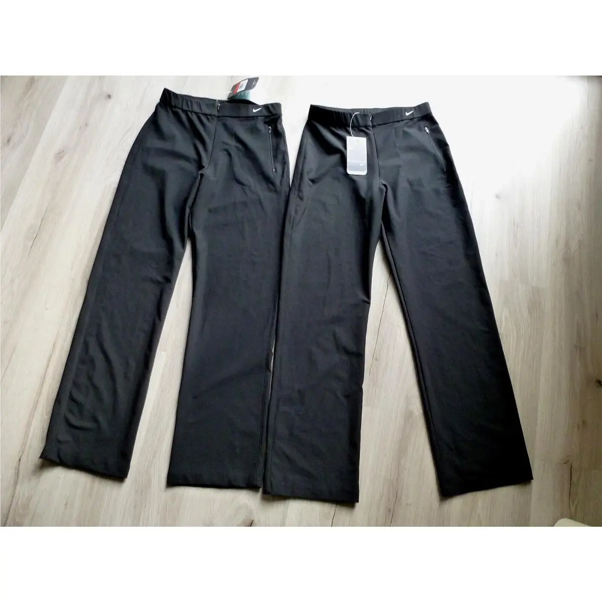 Vtg Y2K Set Of 2 Nike Dri-fit Pants Womens L Gym Athleisure Yoga Workout Running