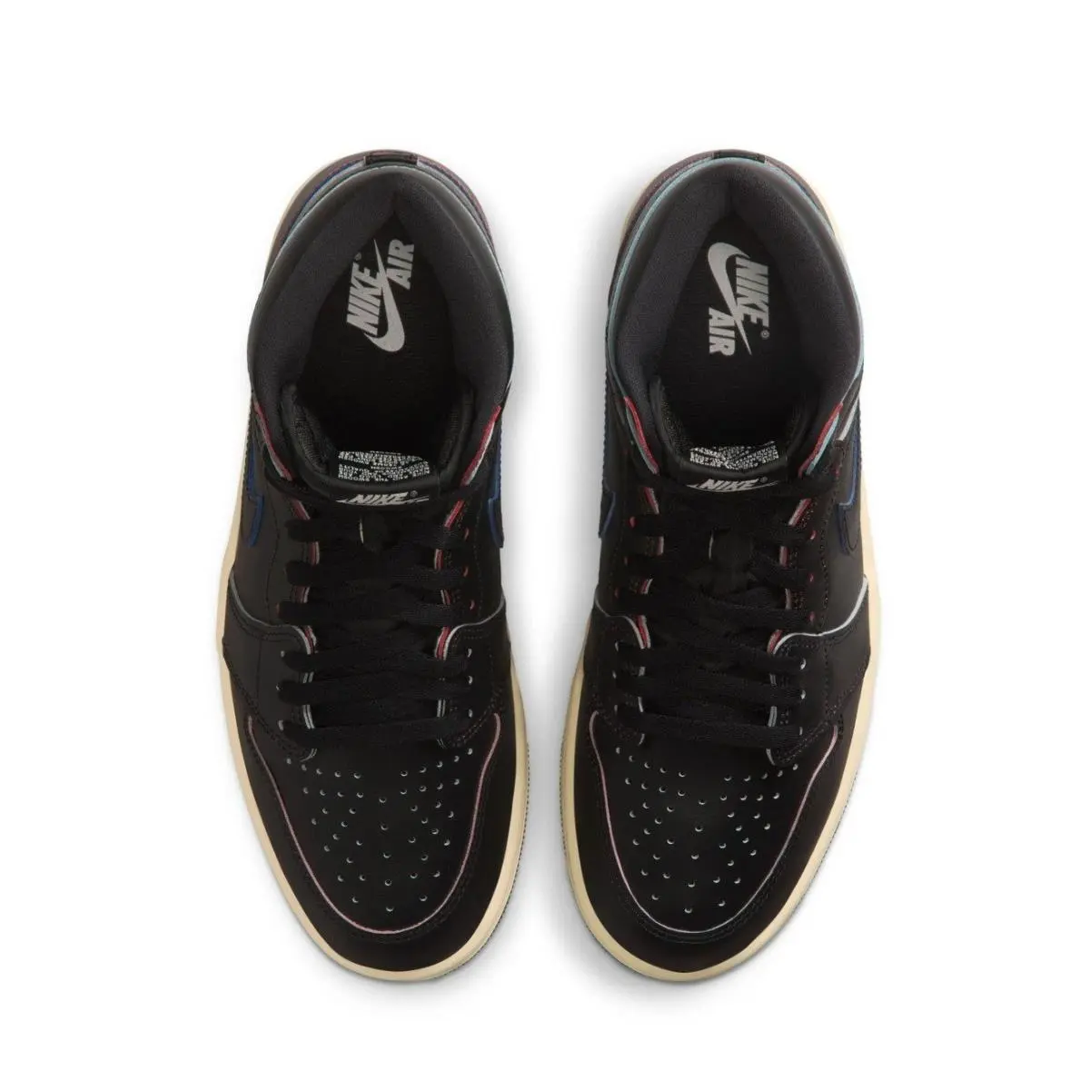 Nike shoes - Jordan 1 Retro High OG Black Metallic Silver Multi-Color - Multicolor 0