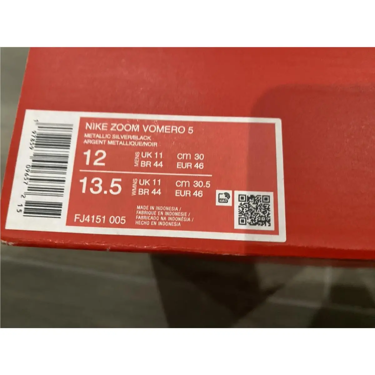 Nike shoes - Nike Zoom Vomero - Zoom Vomero - Metallic Silver/Black 3