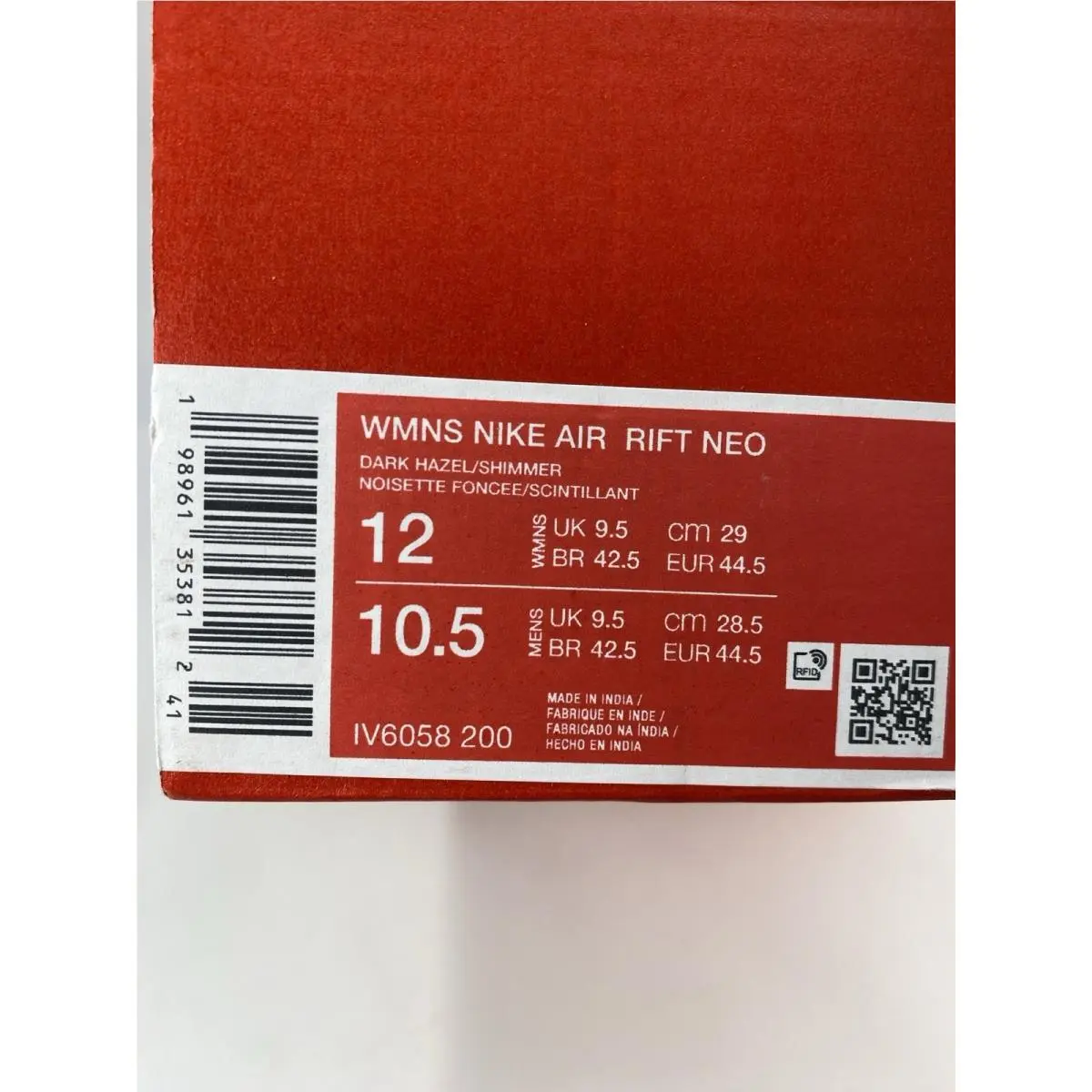 Nike shoes - Nike Air Rift - Air Rift - IV6058 200 - Dark Hazel/Shimmer (UPC: 198961353812) 8