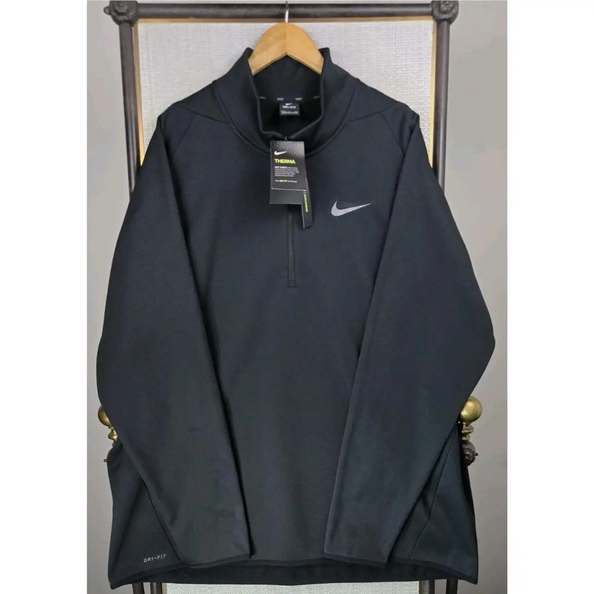 Therma-fit Mens Size 3XL Tall Mens Fleece Lined 1/4 Zip Pullover by Nike