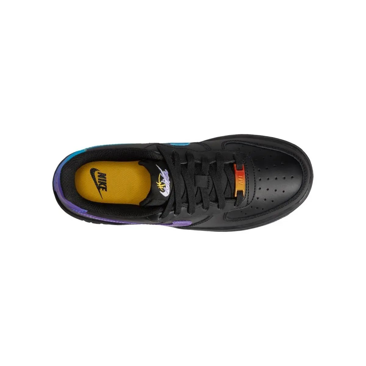 Nike shoes - BLACK/ACTION GRAPE-LASER ORANGE 4