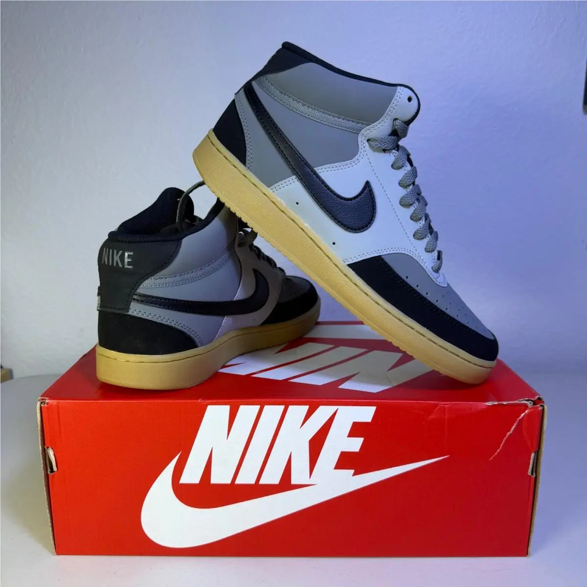Nike shoes - Nike Court Vision Mid - Court Vision Mid - Gray 0