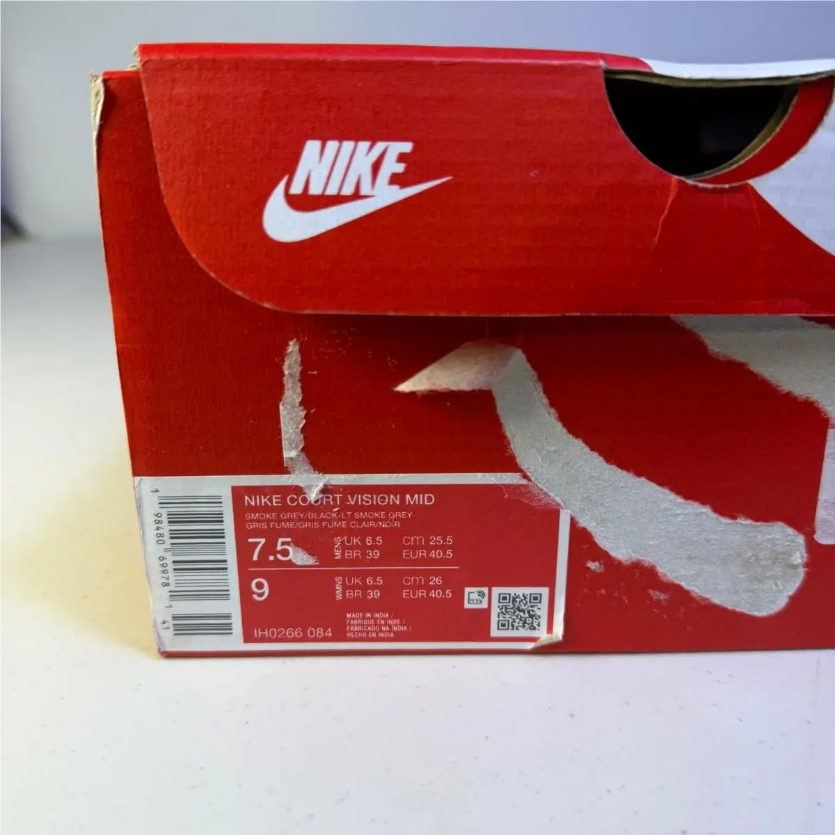Nike shoes - Nike Court Vision Mid - Court Vision Mid - Gray 7