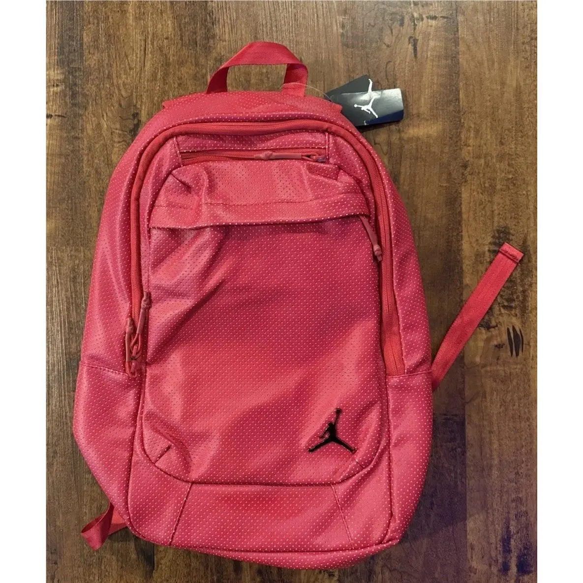 Nike Air Jordan Legacy Backpack Gym Red Padded Laptop Sleeve