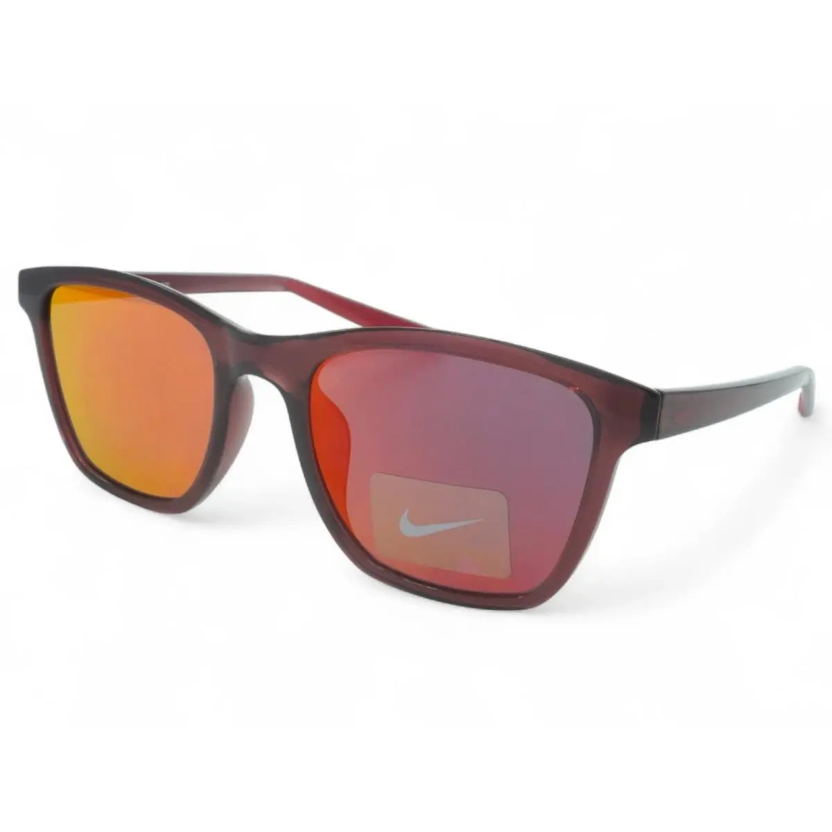 Nike CT8130 233 Crystal Pueblo Brown Stint Sunglasses with Red Mirror Lenses
