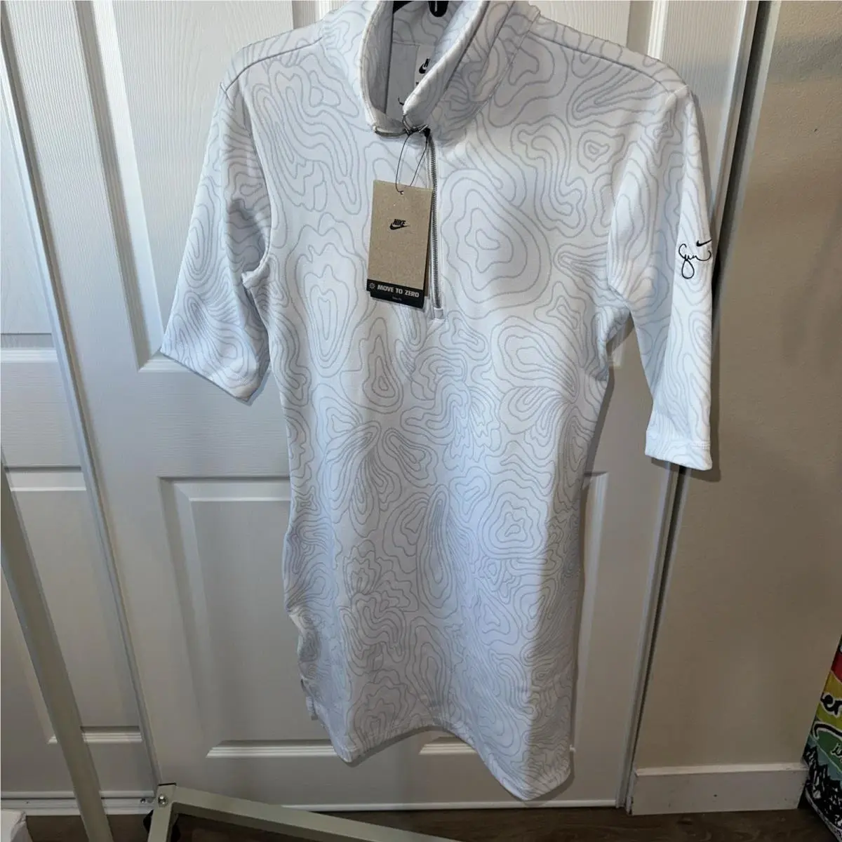 X Serena Williams Jacquard Knit Mini Dress Size M W/tags FD5326-121 by Nike
