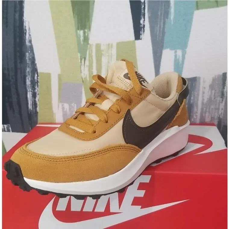 Nike shoes - Nike Waffle Debut - Waffle Debut - Sesame/Baroque Brown 2
