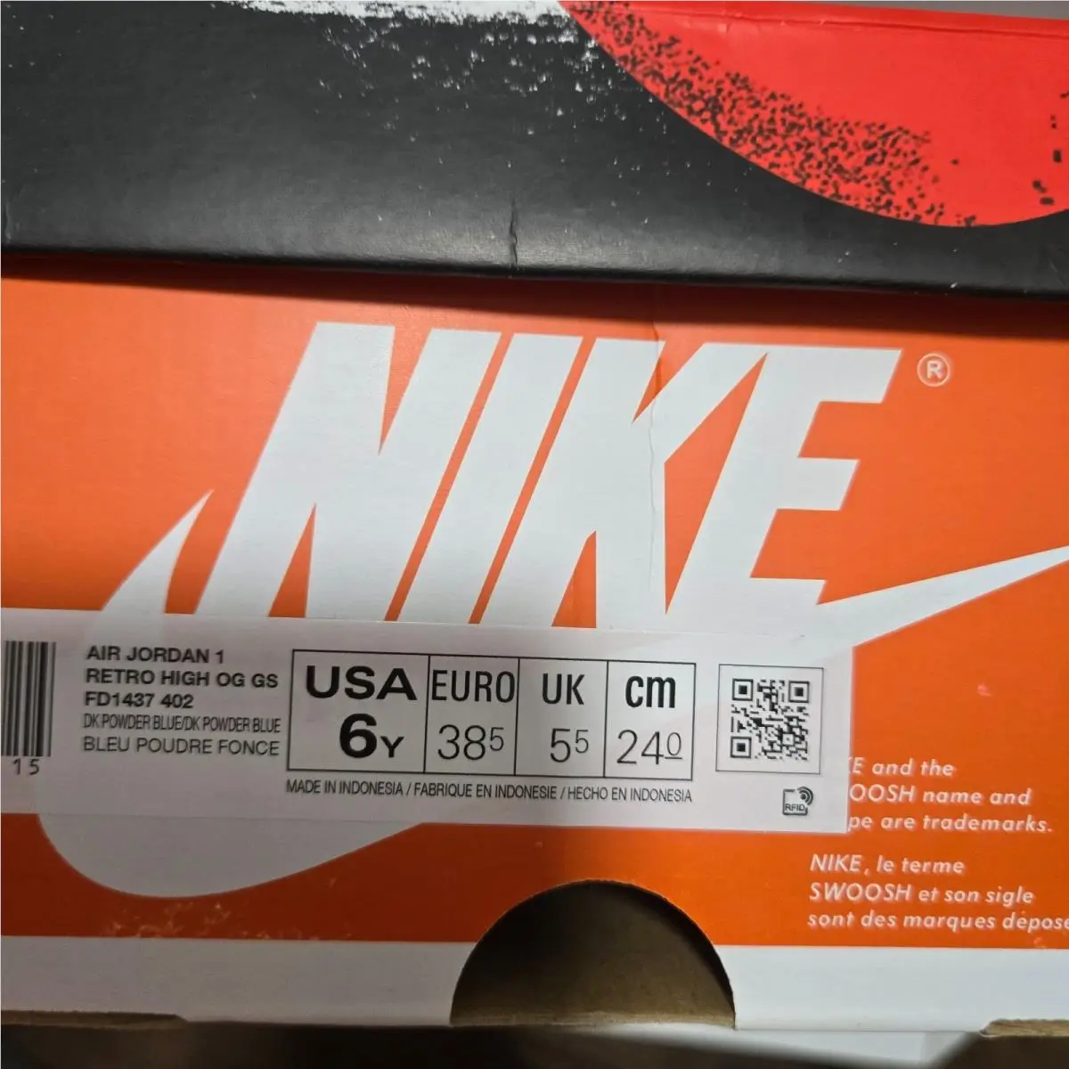 Nike shoes - Air Jordan 1 - Air - Blue 5