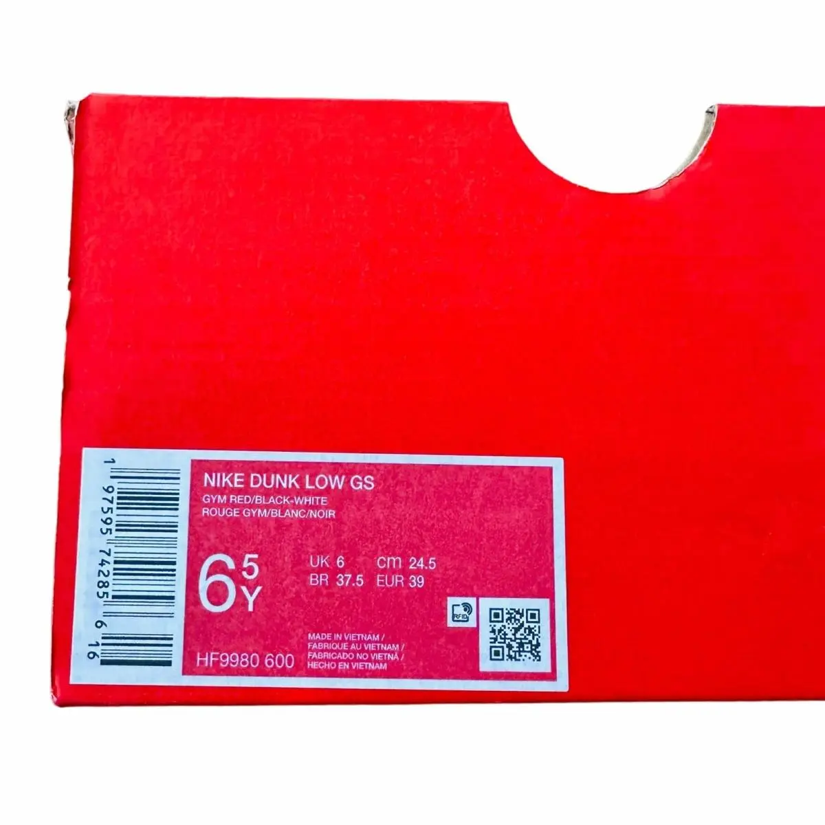 Nike shoes - Nike Dunk Low GS - Dunk Low - Red (UPC: 197595742856) 6