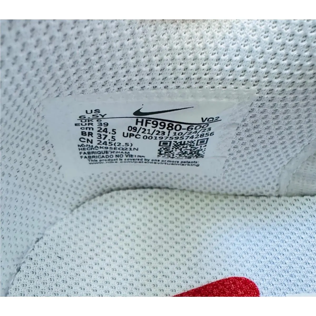 Nike shoes - Nike Dunk Low GS - Dunk Low - Red (UPC: 197595742856) 7