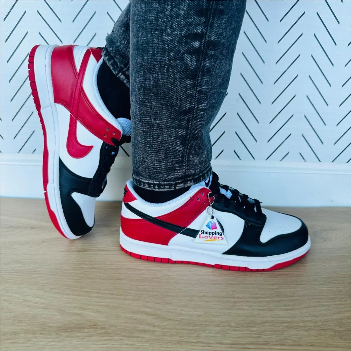 Nike shoes - Nike Dunk Low GS - Dunk Low - Red (UPC: 197595742856) 0
