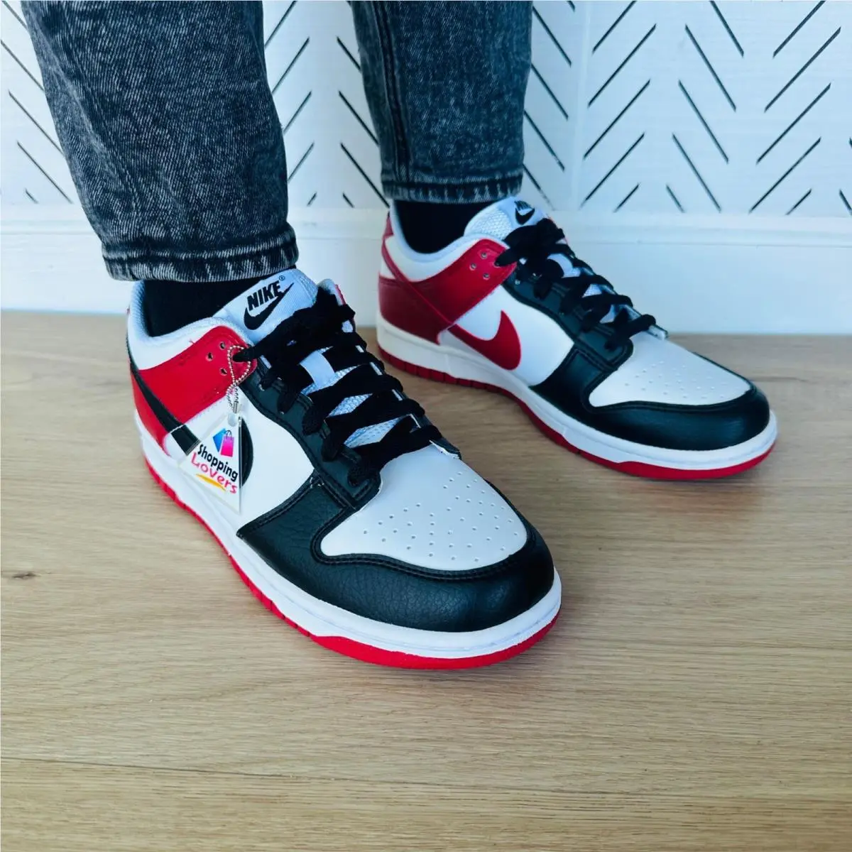 Nike shoes - Nike Dunk Low GS - Dunk Low - Red (UPC: 197595742856) 1